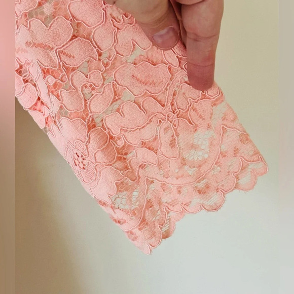 Vince Camuto Long Sleeve Lined Lace Shift Dress - NWT, Size 6 - Picture 7 of 14